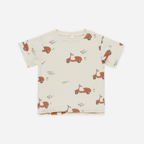 NWT Rylee+Cru Raw Edge Tee || Moped 2-3Y - Picture 1 of 1